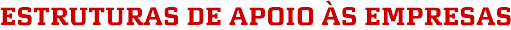 estruturas de apoio